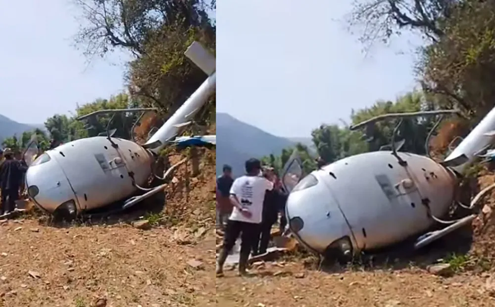 खोटाङ हेलिकप्टर दुर्घटनाका घाइते काठमाडौंको ह्याम्स अस्पतालमा भर्ना
