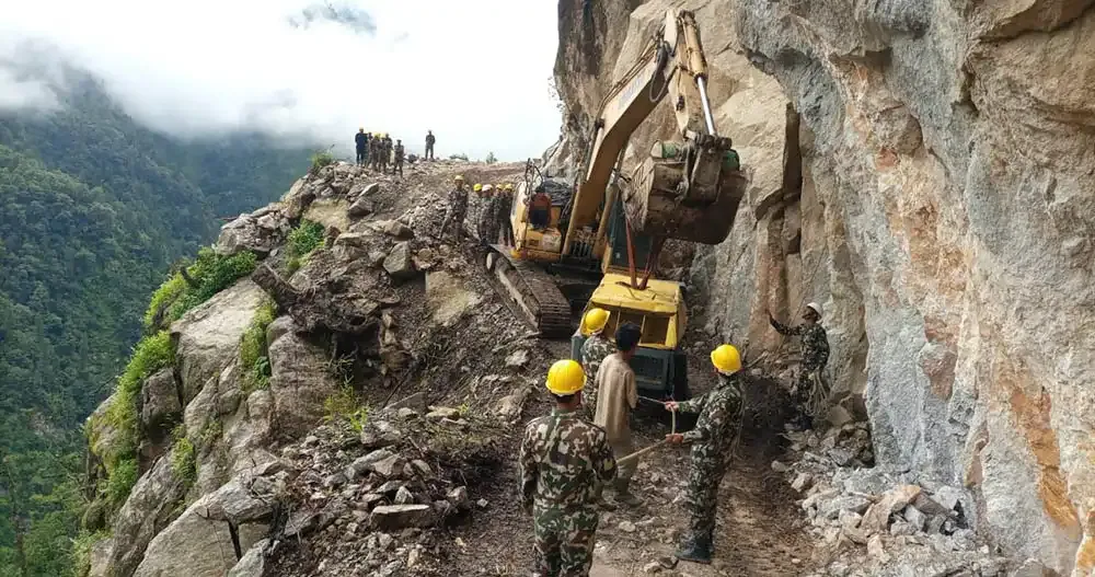 कोशी कोरिडोरको च्याम्ताङ्गदेखि घोङ्घप्पासम्मको सडक निर्माण सम्पन्न