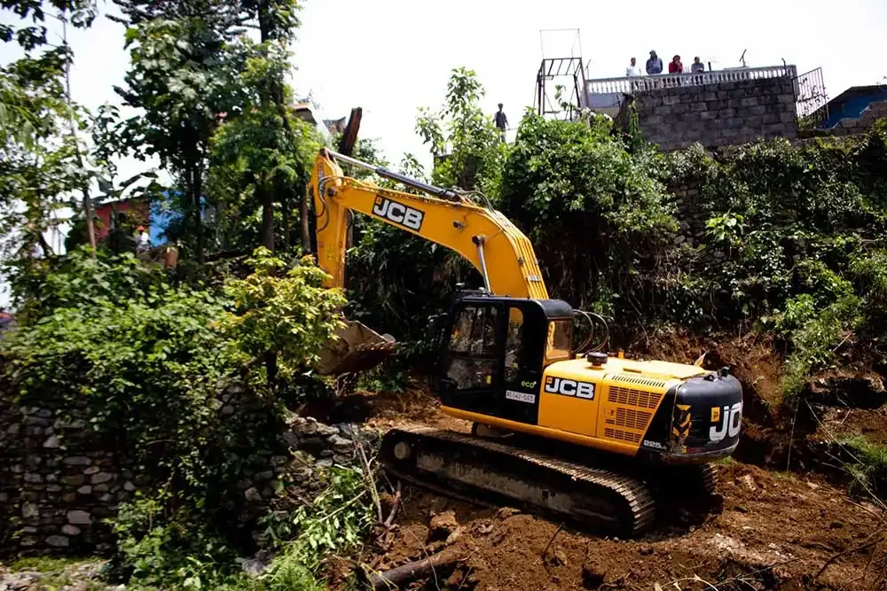 पोखराको फिर्केखोला आसपासमा साना ठुला गरी २३ वटा संरचना हटाइयो