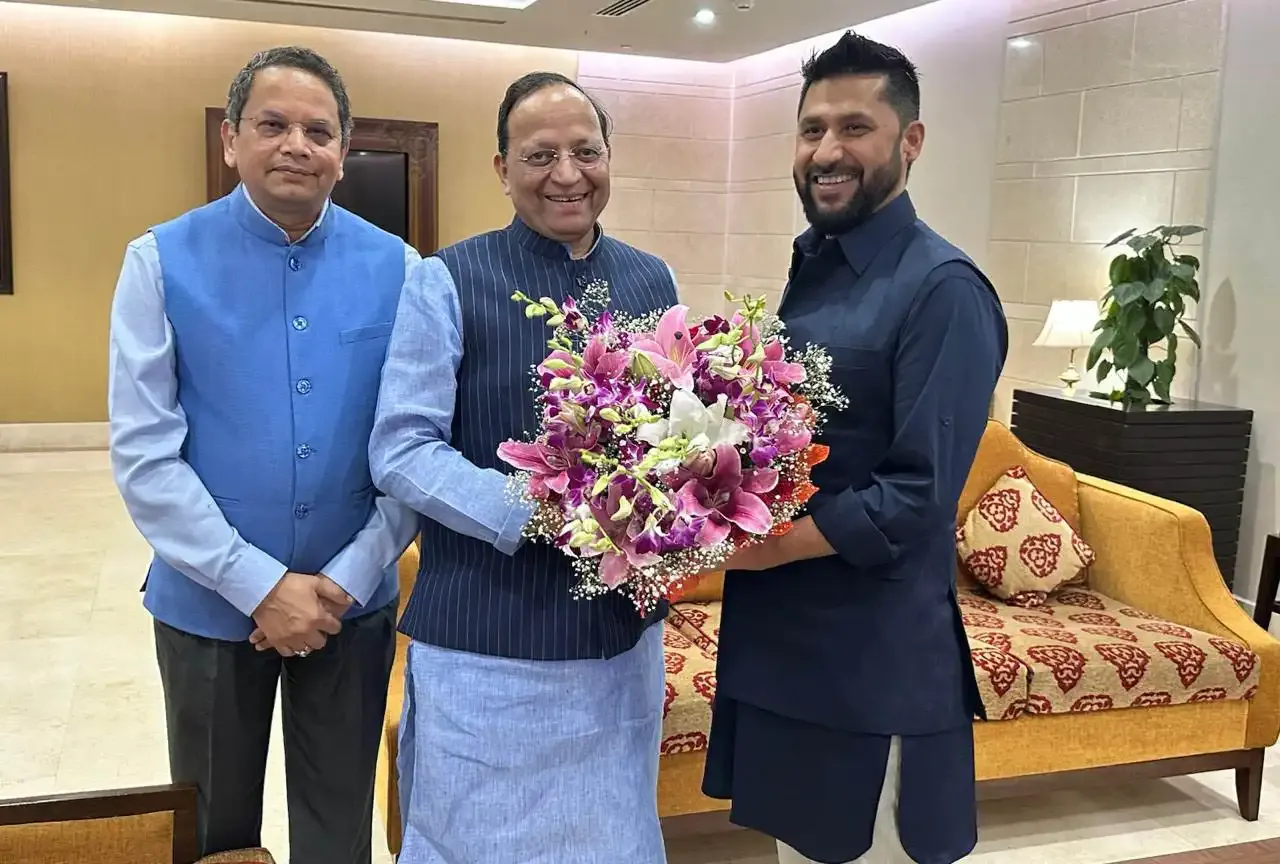 रवि लामिछाने पुगे दिल्ली, भाजपा महासचिवले गरे स्वागत