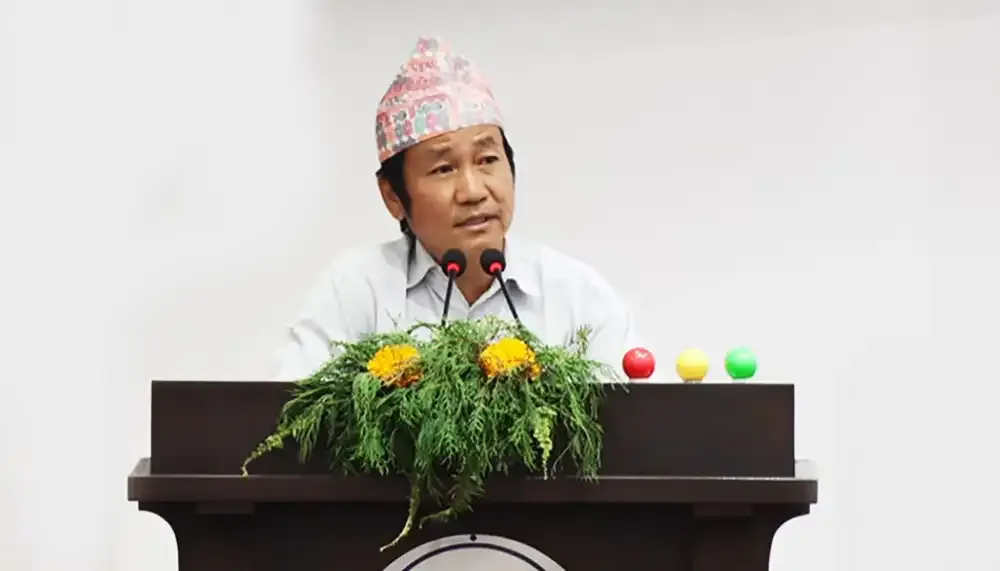 भूगोलभन्दा ठुलो बजेट हुदैन, प्रधानमन्त्री संसदमा आएर अभिव्यक्ति सच्याउनुपर्छ : हर्क साम्पाङ