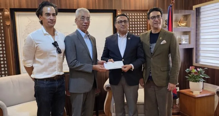 रसुवा बाढी प्रभावितलाई पद्म ज्योति ग्रुपको १ करोड सहयोग